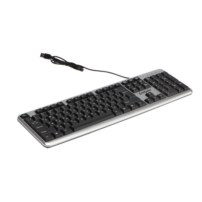 Клавиатура ExeGate Professional LY-401, проводная, мембранная, 104 клавиши, USB, чёрная