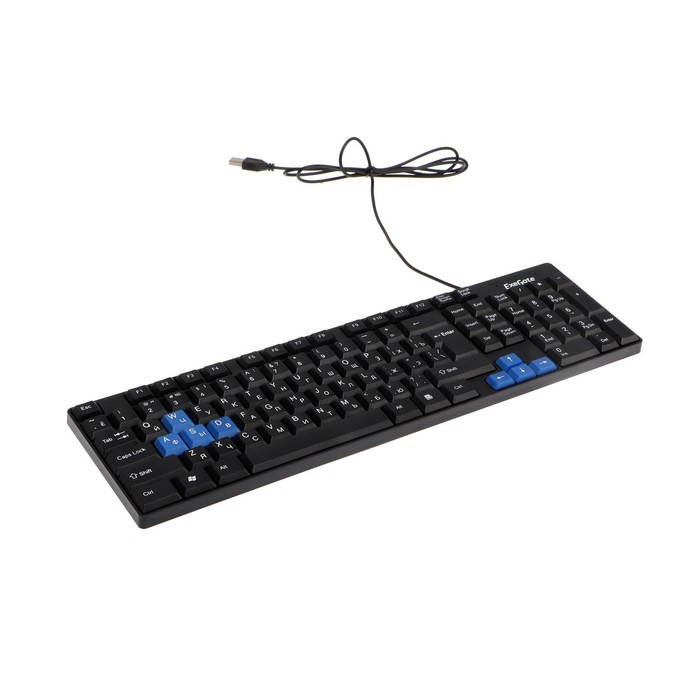 Клавиатура ExeGate Professional LY-402N, проводная, мембранная, 102 клавиши, USB, чёрная