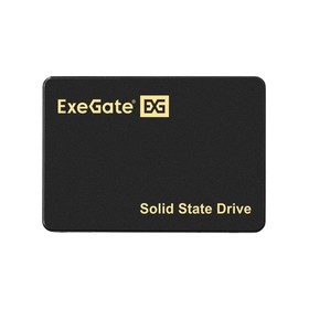 

Накопитель SSD ExeGate NextPro UV500TS120, SATA III, 120 Гб, 2.5", TLC