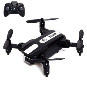 Квадрокоптер FLASH DRONE, камера 480P, Wi-FI, с сумкой, цвет чёрный Ош