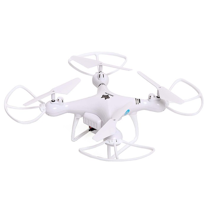 Квадрокоптер WHITE DRONE, камера 2.0 МП, Wi-Fi, цвет белый
