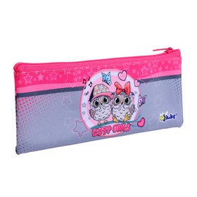 

Пенал мягкий, 1 отделение, плоский, 75 х 195 мм, "Оникс" ПМП 07-20 "Два совёнка