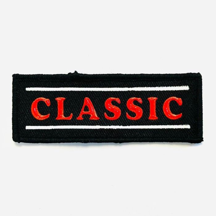 

Нашивка Classic, размер 9x3 см