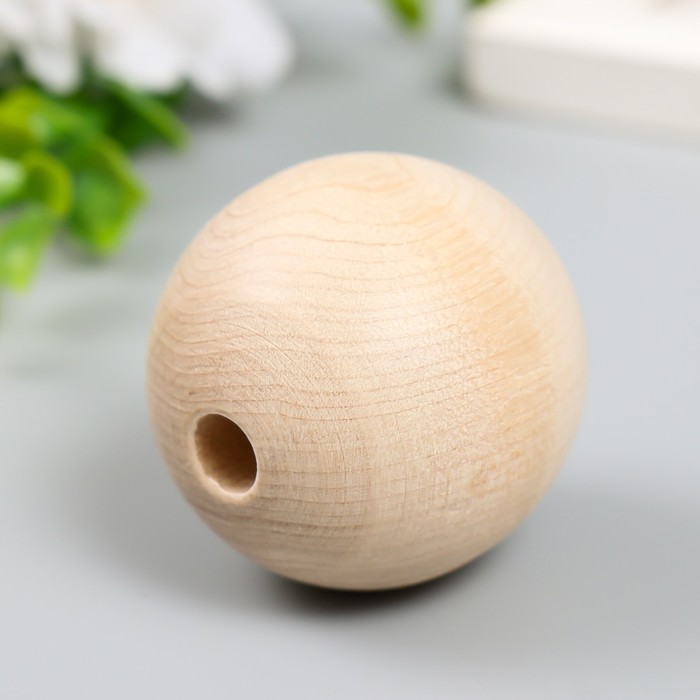 

Бусины деревянные d-45 мм (1 шт)