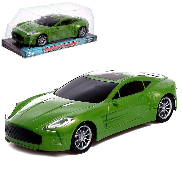 Машина инерционная «Спорт Кар», 1:16, цвет зелёный машина инерционная перевертыш цвет зелёный