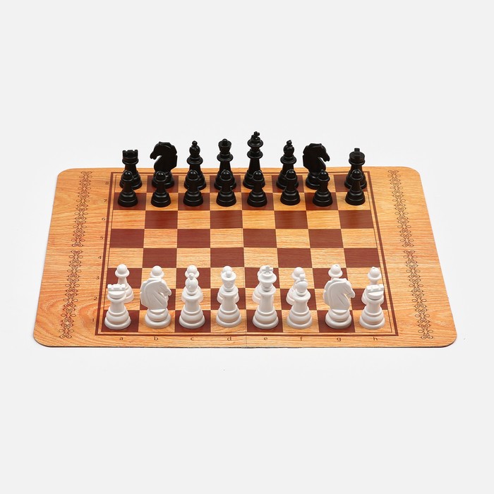 Настольная игра 3 в 1: шахматы, шашки классические, шашки стоклеточные