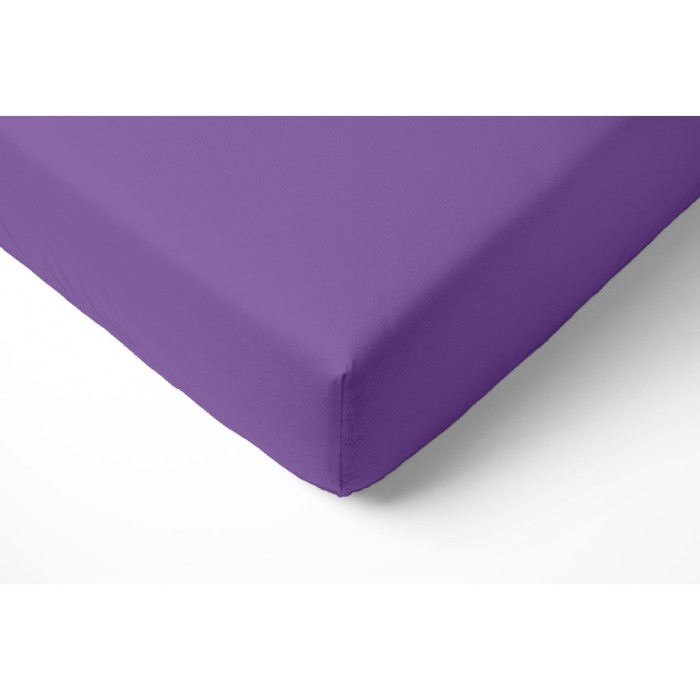 Простыня Fine Line, размер 200х200х20 см, цвет фиолетовый