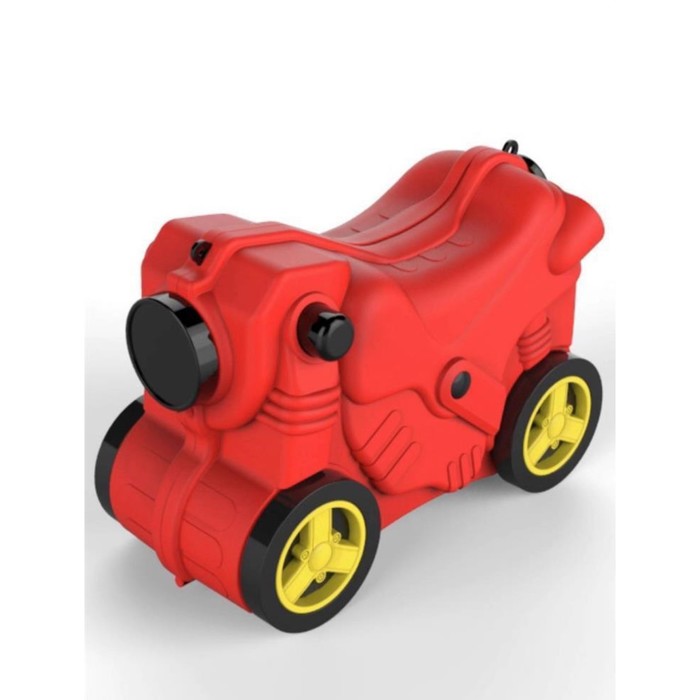 Чемодан Fusion FBS-103, детский, пластик, 4 колеса, цвет красный