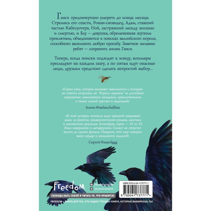 

Вороновый круг. Король воронов. Книга 4. Стивотер М.