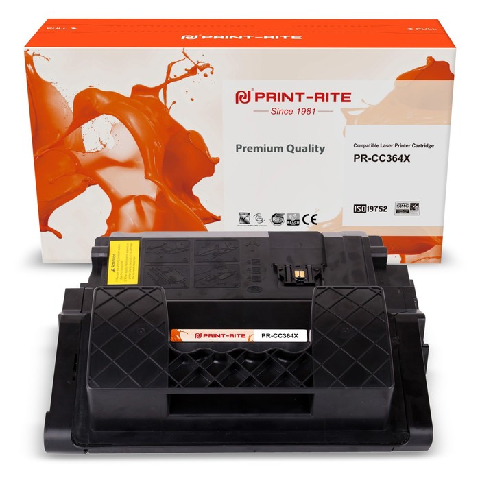 Картридж лазерный TFHA1KBPU1J PR-CC364X CC364X для HP LJ P4015/P4515 (24000k), чёрный цена и фото