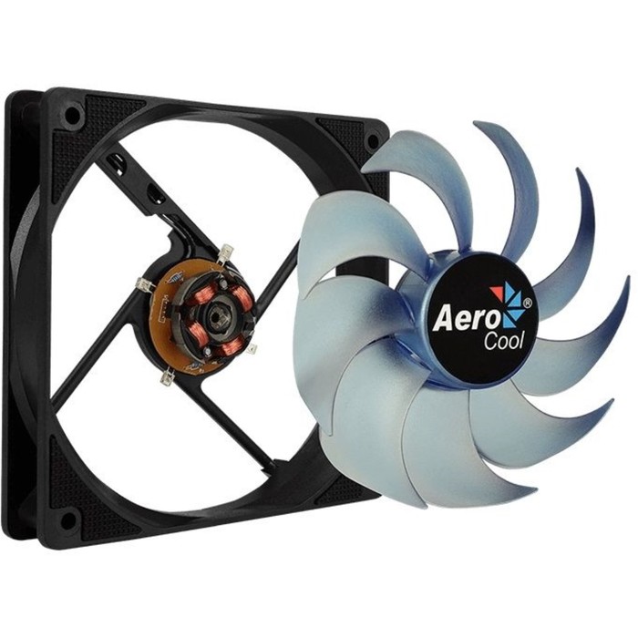 

Вентилятор Aerocool Motion 12 plus Blue, 120x120 мм, 3-pin 4-pinMolex, 22dB, 160гр, LED, Ret 94931