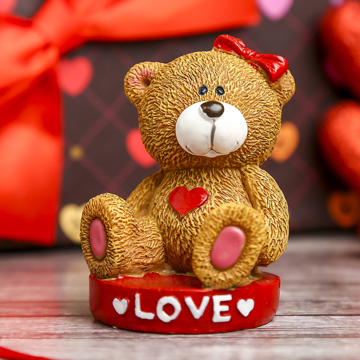 Сувенир "Мишка Маша/ Миша с бантом" МИКС