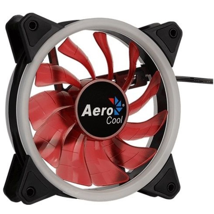 

Вентилятор Aerocool Rev Red, 120x120 мм, 3-pin, 15dB, 153 гр, LED, Ret