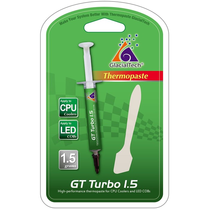 Термопаста Glacialtech GT Turbo 1.5, шприц 1,5 гр