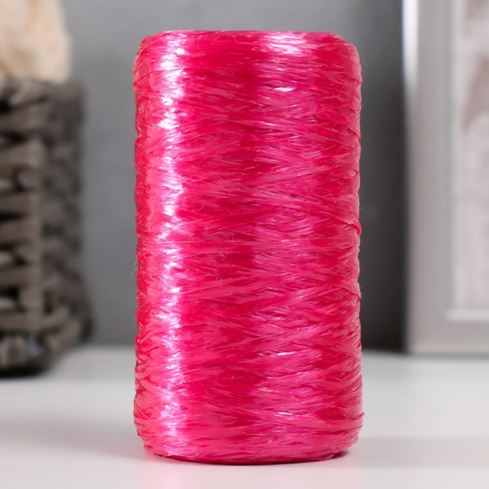 Пряжа для ручного вязания 100% полипропилен 200м/50гр. (25-вишня) пряжа для вязания alize forever crochet 50гр 300м 100% микроакрил ту 149 яр розовый 5 мотков