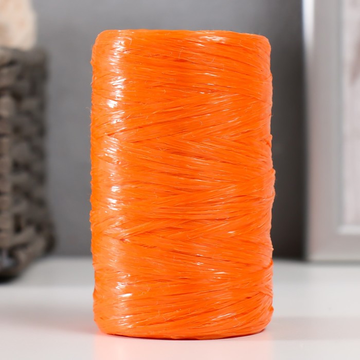 Пряжа для ручного вязания 100 полипропилен 200м50гр. 40-апельсин