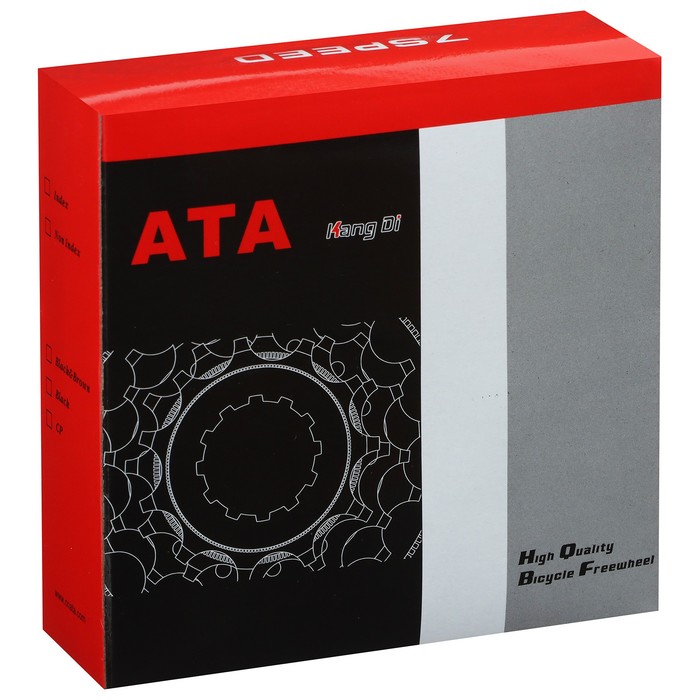 Кассета ATA, 8 скоростей, 11-28T, цвет CP