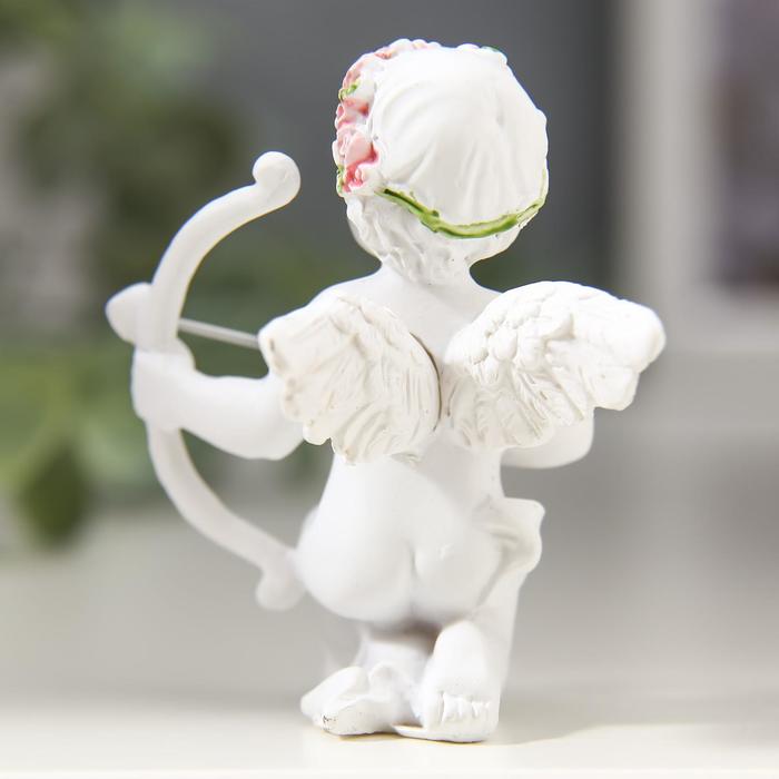 Сувенир "Купидон в венке из роз", МИКС
