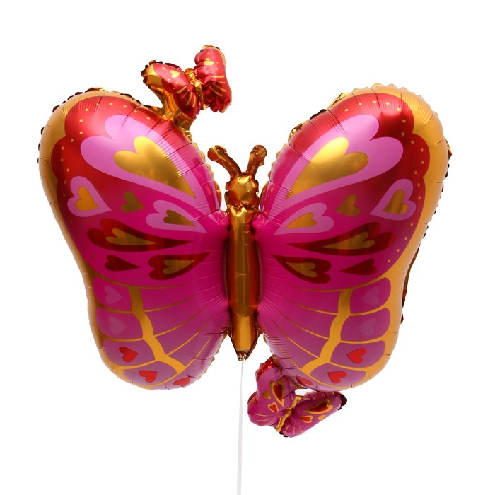 Шар фольгированный 25 «Розовые бабочки»