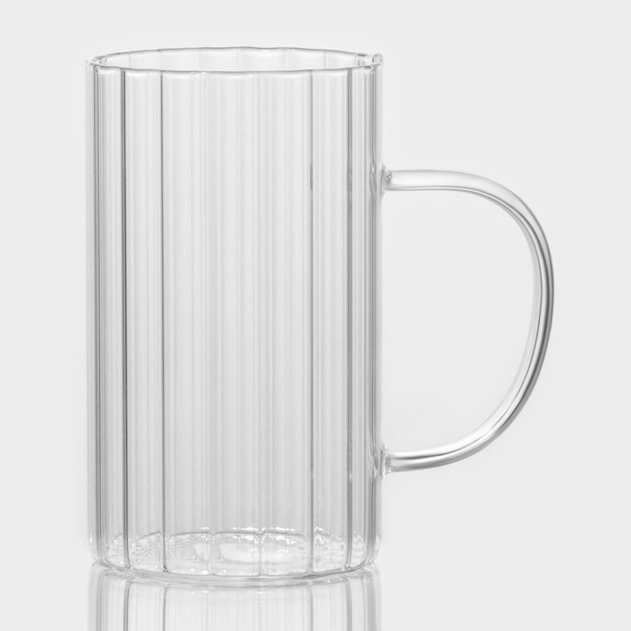 

Кружка стеклянная «Полоска», 320 мл