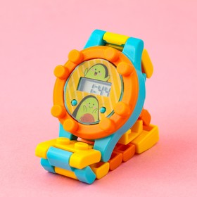 Часы наручные электронные «Улыбнись», с ремешком-конструктором Ош