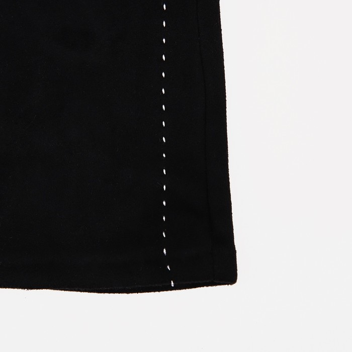 

Перчатки женские, безразмерные, без утеплителя, цвет чёрный