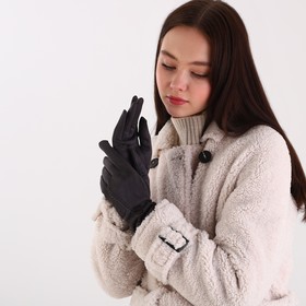

Перчатки женские, безразмерные, без утеплителя, цвет серый