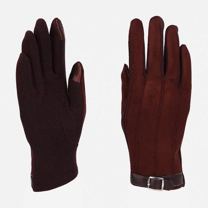 Перчатки мужские, безразмерные, без утеплителя, цвет коричневый перчатки мужские безразмерные без утеплителя цвет светло коричневый