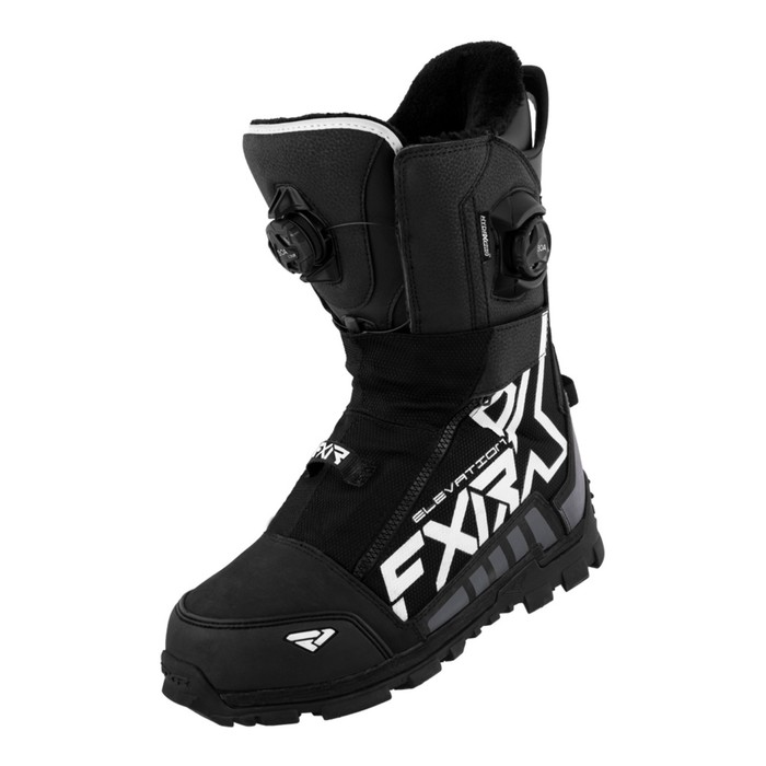 Ботинки FXR Elevation Dual BOA, с утеплителем, черные, размер 42
