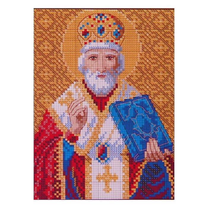 Алмазная мозаика «Святого Николая Чудотворца» 20 × 27 см матушка фотиния особенный молитвенный покров святого николая чудотворца