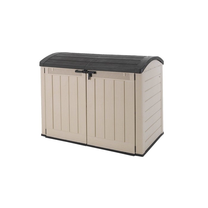 уличный ящик шкаф keter store it out midi prime upgraded серый серый Ящик, 97 × 164 × 127 см, бежевый, «Store It Out»