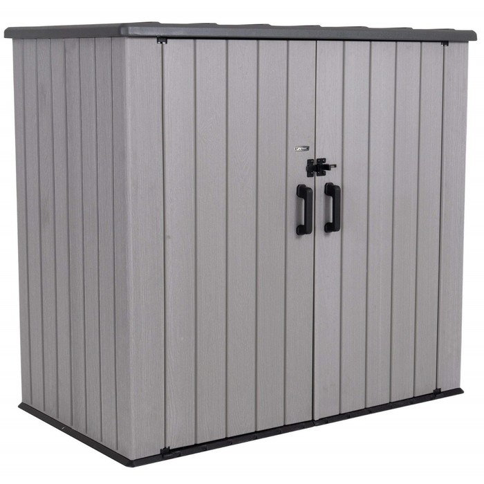 

Шкаф-сарай, 100 × 181 × 171 см, серый, «WoodLook»