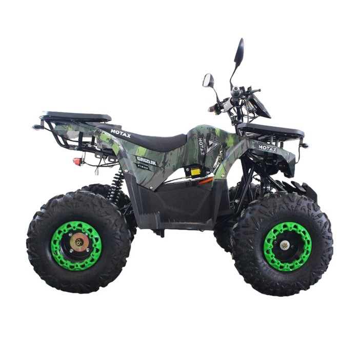 

Квадроцикл MOTAX ATV Grizlik E1500 R, ROAD, зеленый камуфляж