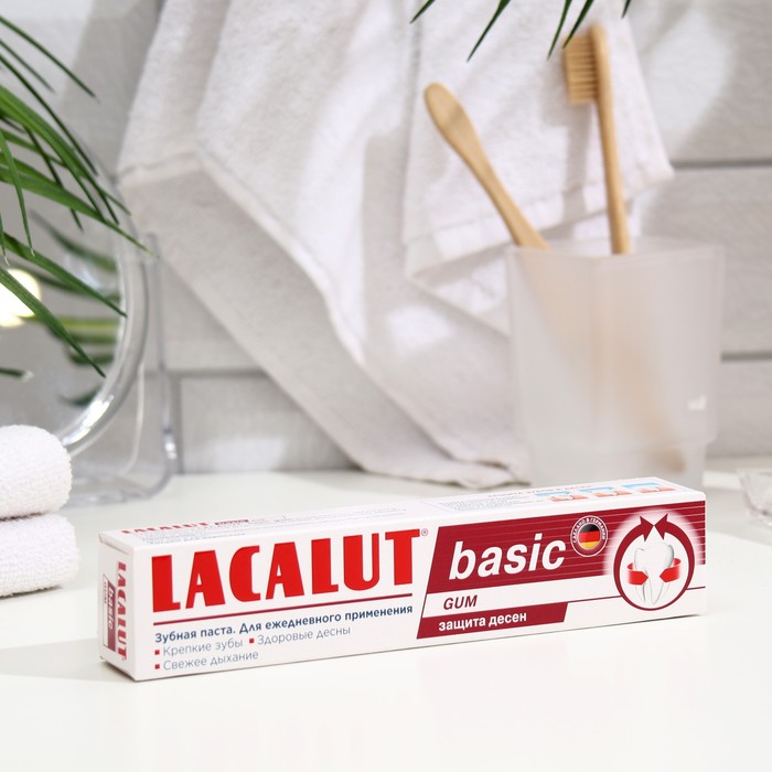 фото Зубная паста lacalut basic gum, 75 мл