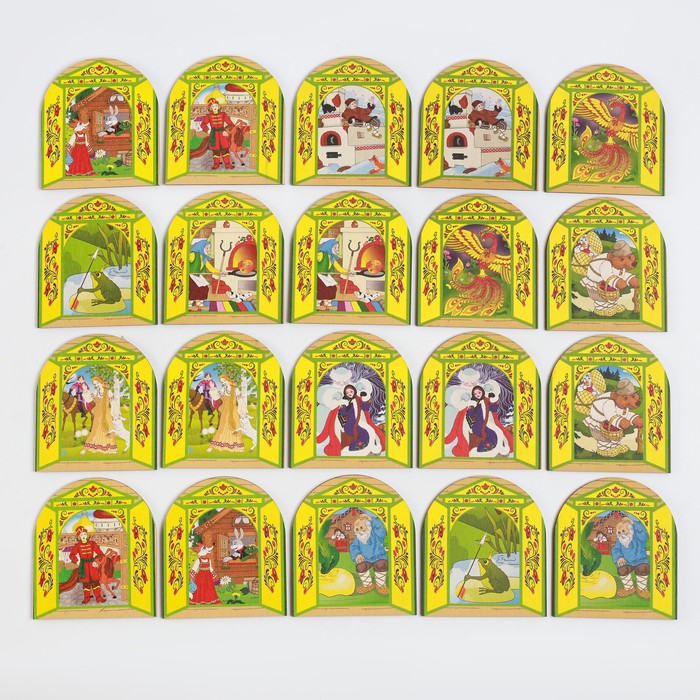 

Настольная игра-головоломка "Мемори. Сказки", 20 элементов, 20 х 9.3 х 3.9 см