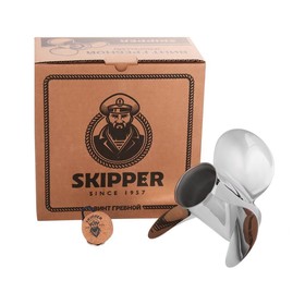 

Винт гребной Skipper для Yamaha, мощность от 20-30 л.с., шаг 14, 3 лопасти, нерж. сталь