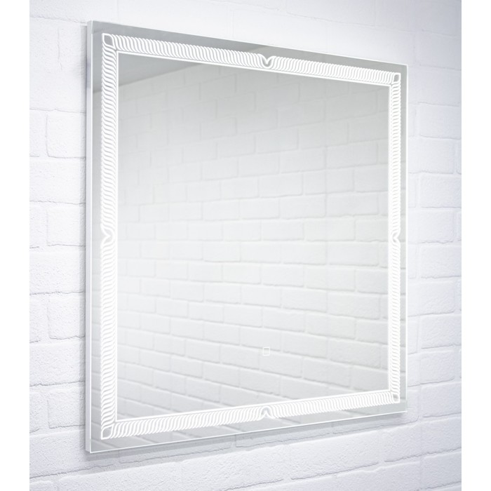 Зеркало Домино Паликир, размер 700х700 мм, с подсветкой зеркало домино travel паликир 70 с подсветкой