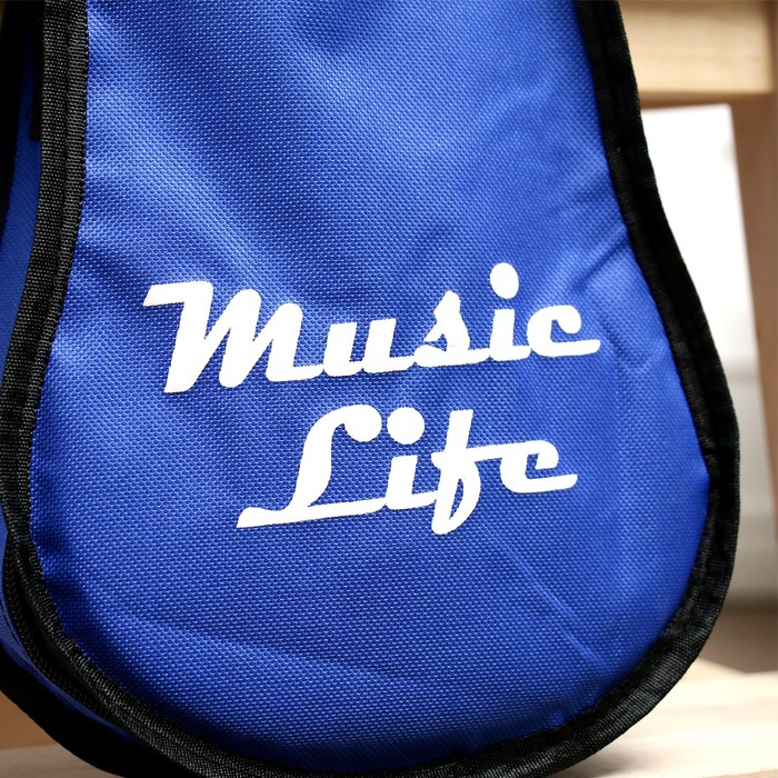 Чехол для укулеле сопрано Music Life, голубой