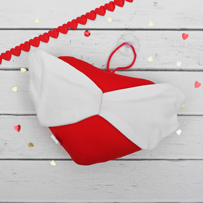 Брелок-антистресс на присоске "Счастье — быть вместе", сердечко с крыльями