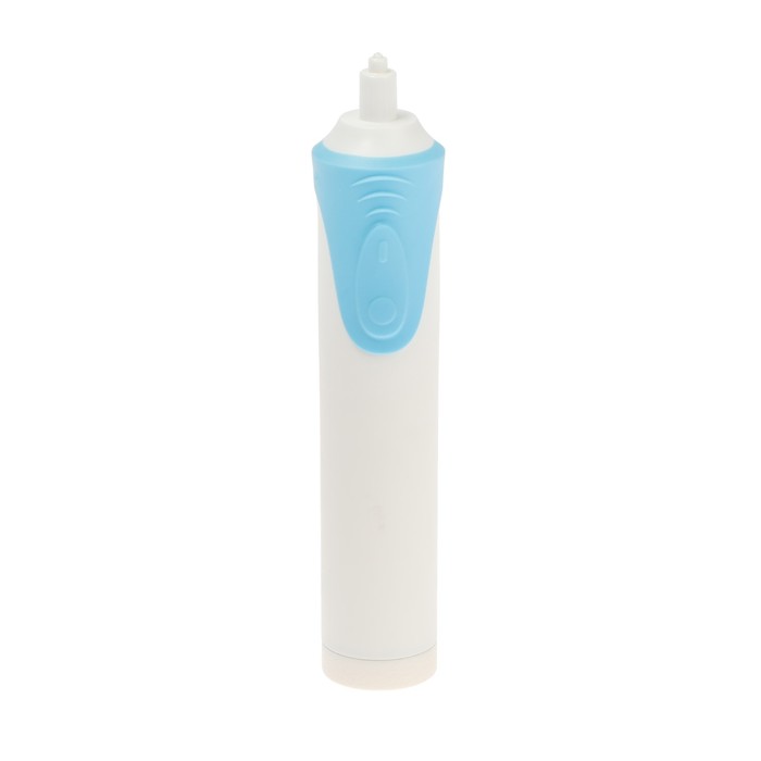 Электрическая зубная щётка Luazon LP-009, вибрационная, 8500 дв/мин, 4 насадки, 2хАА, синяя