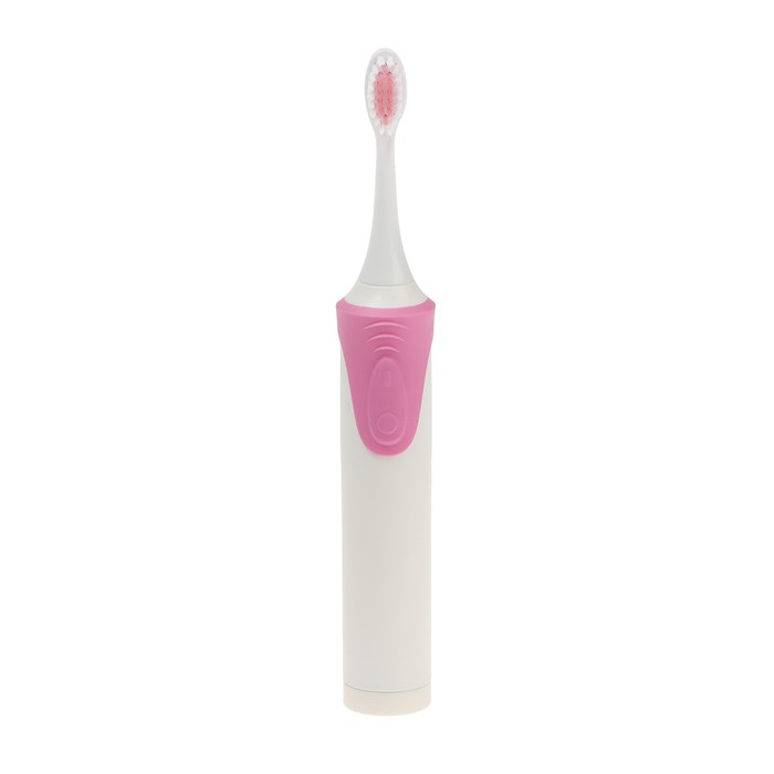 Электрическая зубная щётка Luazon LP-009, вибрационная, 8500 дв/мин, 4 насадки, 2хАА,розовая