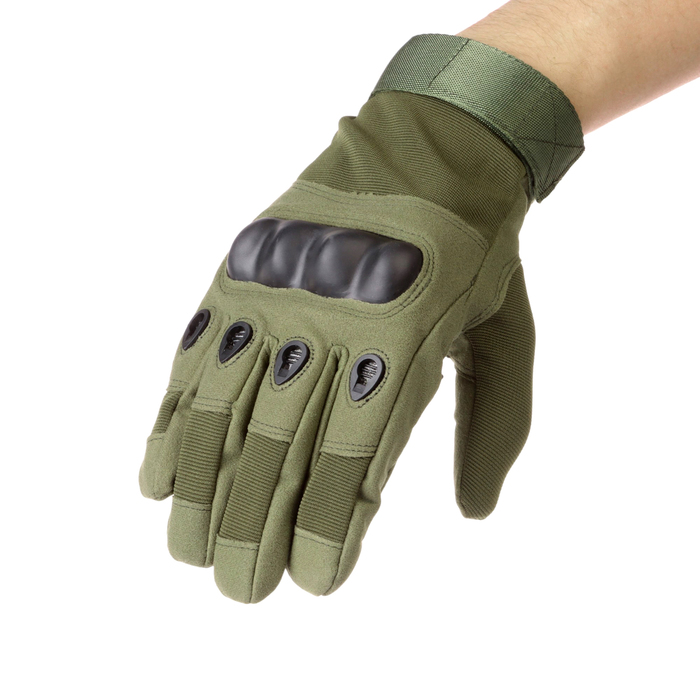 Перчатки тактические Storm tactic, L доп защита пальцев, микс, зелёные перчатки тактические storm tactic l черные