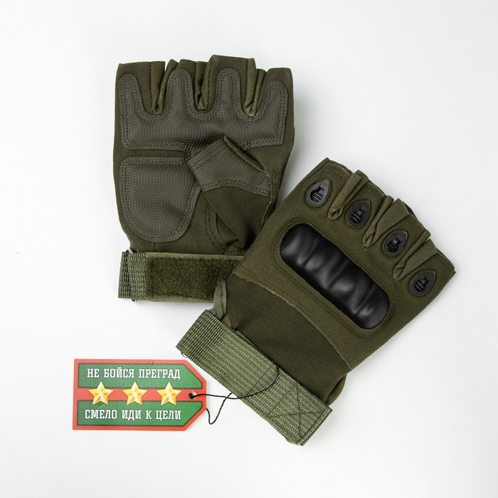 Перчатки тактические Краги, L, хаки перчатки тактические олимп флис олива размер 30