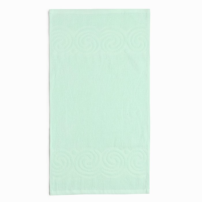 фото Полотенце махровое love life border, 70х130 см, цвет мятный, 100% хлопок, 380 гр/м2 lovelife