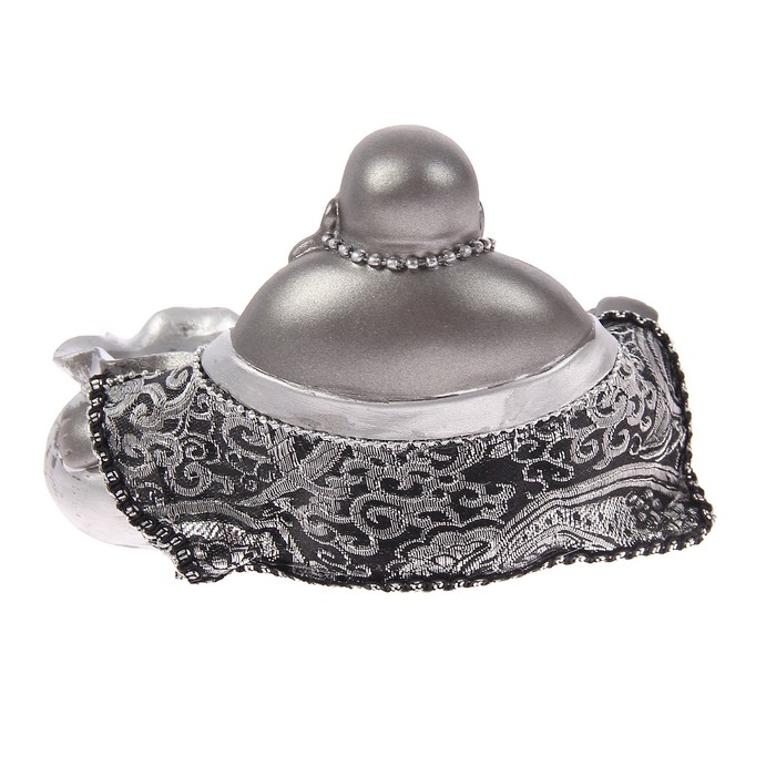 Нэцкэ под металл "Хотей в ткани с четками и мешком богатства"