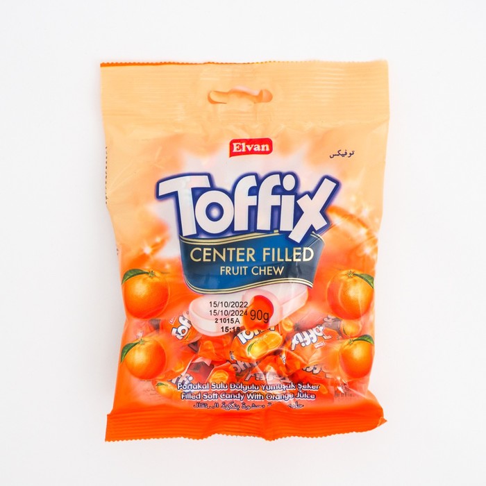 

Жевательные конфеты Toffix Апельсин 90г