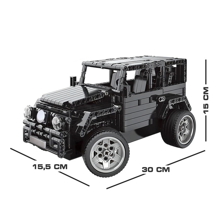 фото Конструктор радиоуправляемый «джип гелик», 651 деталь xingbao