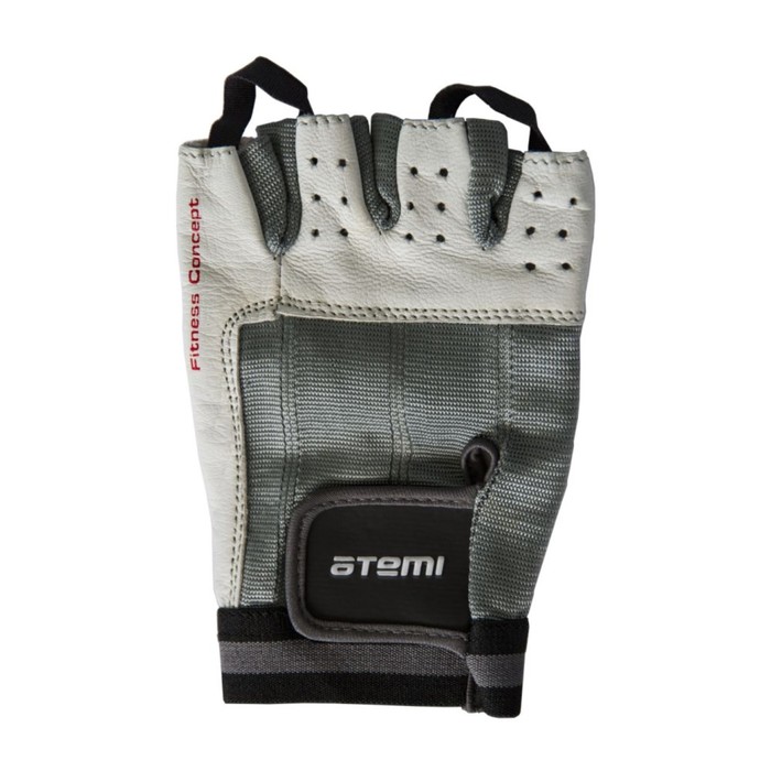 Перчатки для фитнеса Atemi AFG02S, черно-белые, размер S перчатки для фитнеса atemi afg06bes черно голубые размер s