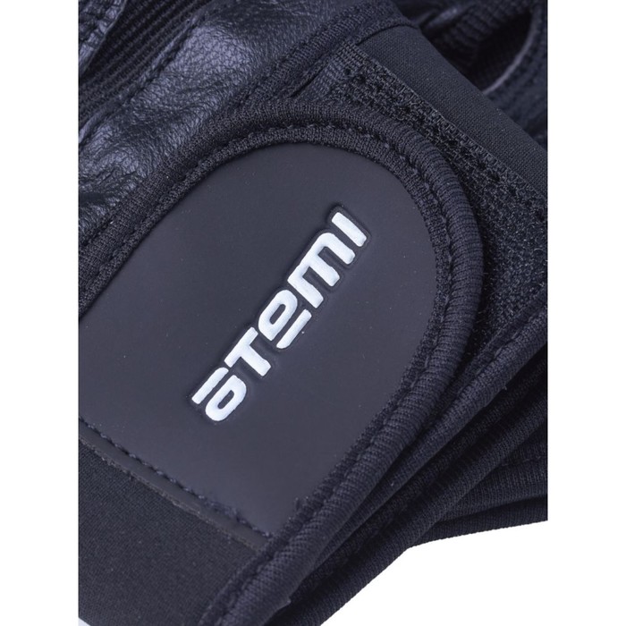 фото Перчатки для фитнеса atemi afg05l, черные, размер l