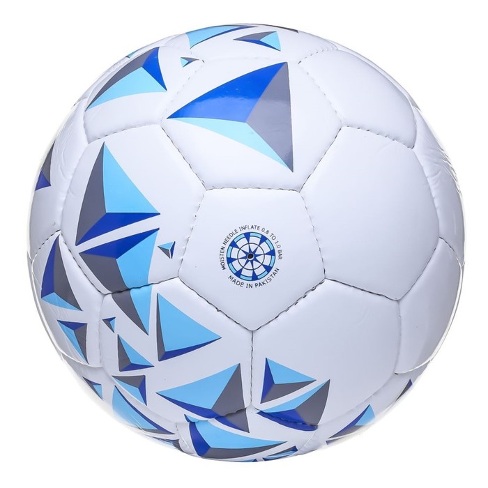 

Мяч футбольный ATEMI CRYSTAL, PVC, бел/темно син, размер 3, р/ш, окруж 60-61